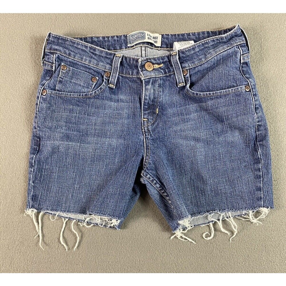 Levi's Blue Denim Cutoff Jean Shorts